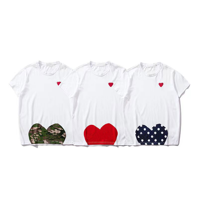 Fashion Men' Designer Game T Shirt High Quality Red Heart Shirt Commes Casual Blouse Des Badge Garcons Cotton Embroidered Short Sleeve
Fashion Men' Designer Game T Shirt High Quality Red Heart Shirt Commes Casual Blouse Des Badge Garcons Cotton Embroidered Short Sleeve