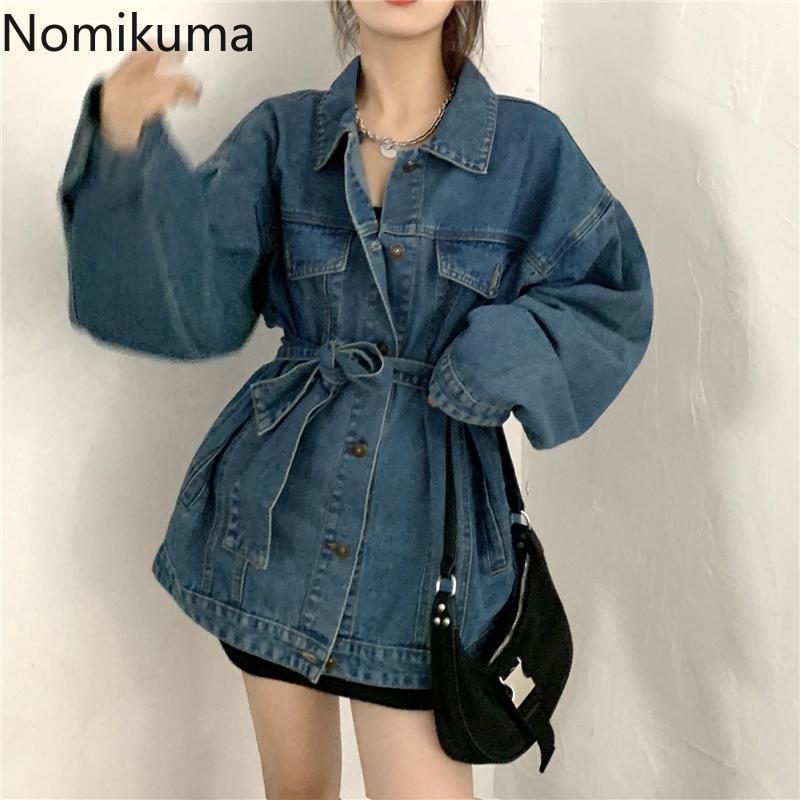 Nomikuma Mujer Chaqueta Sash Lace Up Denim Jackets Women Solid Color Long Sleeve Casual Loose Tops Korean Style Streetwear 3c394, Photo color jackets
Nomikuma Mujer Chaqueta Sash Lace Up Denim Jackets Women Solid Color Long Sleeve Casual Loose Tops Korean Style Streetwear 3c394, Photo color jackets