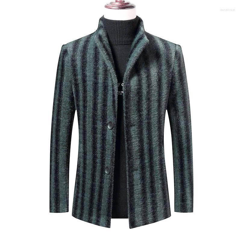Men's Wool & Blends Woolen Men Stripe Coat Autumn And Winter Style Overcoat Male Mid-length Business Casual WEAR Coats Plus Size S-4XL Kend2, Green
Men's Wool & Blends Woolen Men Stripe Coat Autumn And Winter Style Overcoat Male Mid-length Business Casual WEAR Coats Plus Size S-4XL Kend2, Green