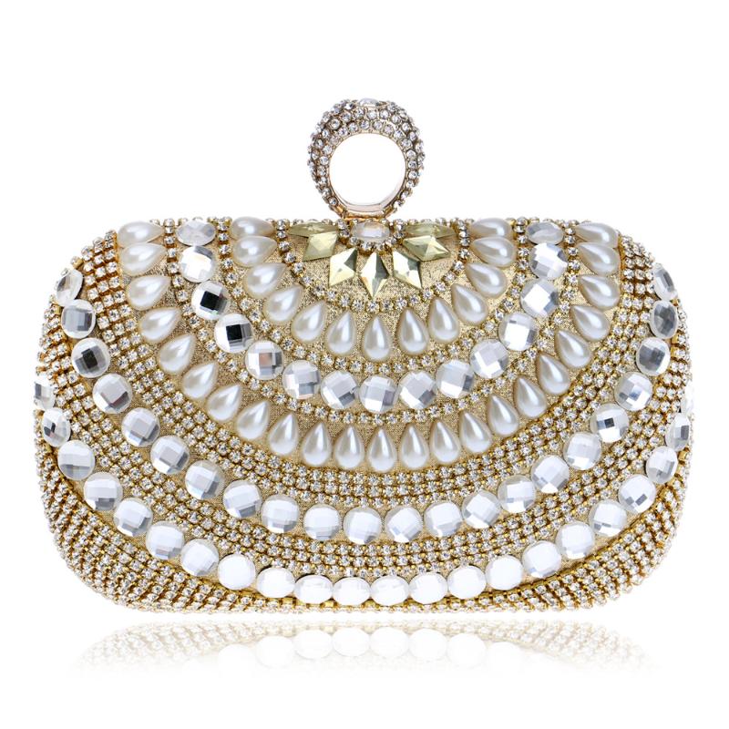 Evening Bags Rhinestones Women Bag One Side Black Lady Beaded Wedding Party Handbags Chain Shoulder Diamonds Clutch YM1085Evening, Gold
Evening Bags Rhinestones Women Bag One Side Black Lady Beaded Wedding Party Handbags Chain Shoulder Diamonds Clutch YM1085Evening, Gold