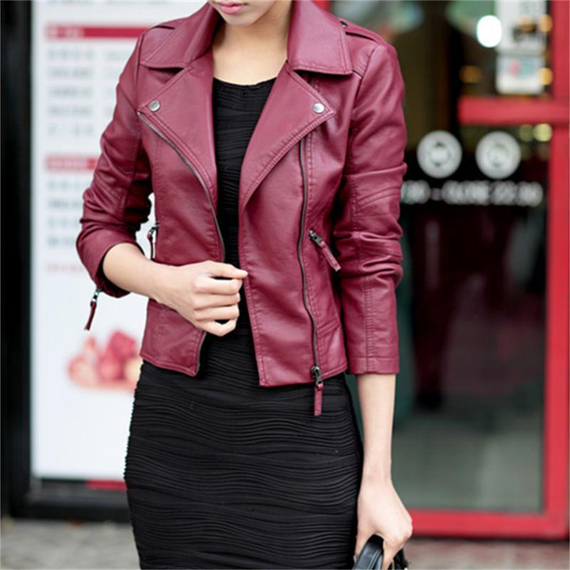 Women's Jackets Spring Korean Version Women's Leather Jacket Short Slim Fit Small Motorcycle JacketWomen's, Black
Women's Jackets Spring Korean Version Women's Leather Jacket Short Slim Fit Small Motorcycle JacketWomen's, Black