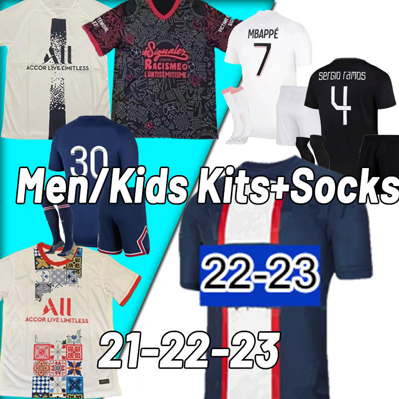 HAKIMI RAMOS maillot de foot 21 22 23 soccer jersey 2022 2023 MBAPPE shirt men kids hommes enfants training KIMPEMBE fourth Icardi di Maria PsGs VERRATTI MARQUINHOS, Away
HAKIMI RAMOS maillot de foot 21 22 23 soccer jersey 2022 2023 MBAPPE shirt men kids hommes enfants training KIMPEMBE fourth Icardi di Maria PsGs VERRATTI MARQUINHOS, Away