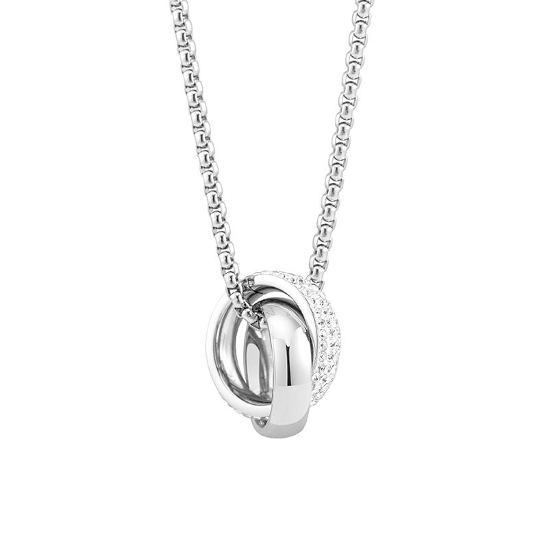 Pendant Necklaces Selling Trend Charm 60cm Male And Female Double Ring Stainless Steel Rhinestone NecklacesPendant
Pendant Necklaces Selling Trend Charm 60cm Male And Female Double Ring Stainless Steel Rhinestone NecklacesPendant