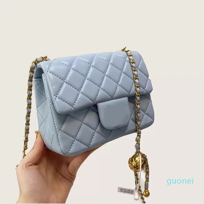 Classic Ladies Mini Flap Crush Ball Bags Square Candy Colors Quilted Matelasse Chains Adjustable Shoulder Strap Gold Metal Hardware 2022, Box
Classic Ladies Mini Flap Crush Ball Bags Square Candy Colors Quilted Matelasse Chains Adjustable Shoulder Strap Gold Metal Hardware 2022, Box