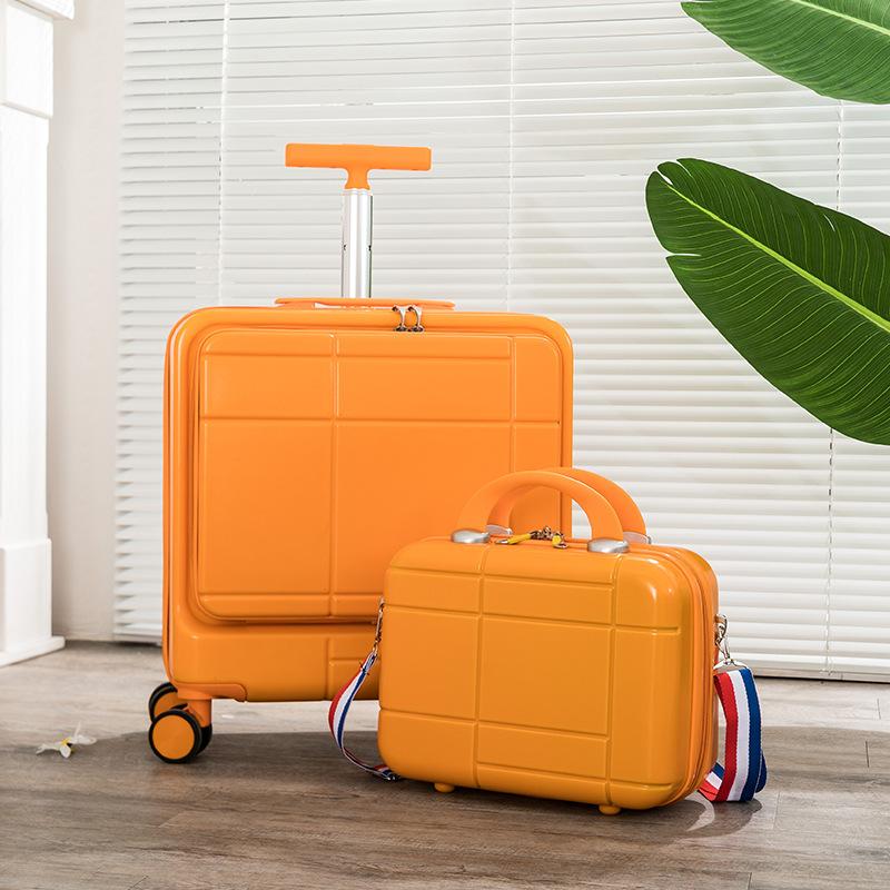 Suitcases 18inch Luggage Sets Makeup Suitcase Designer Waterproof Traveling Bags With Wheels Carry On
Suitcases 18inch Luggage Sets Makeup Suitcase Designer Waterproof Traveling Bags With Wheels Carry On