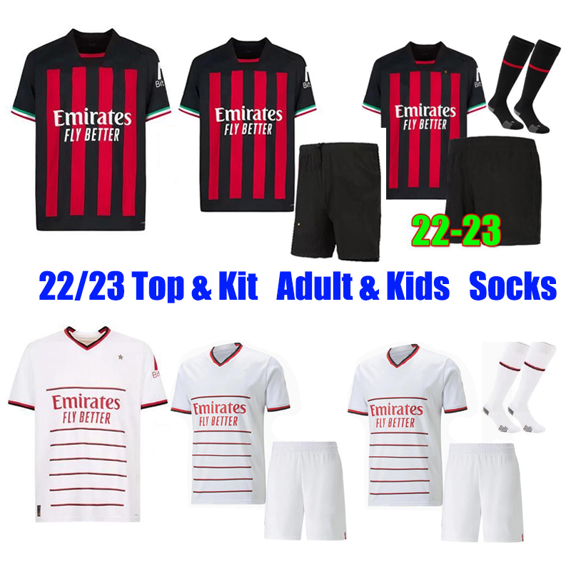 2022 2023 AC soccer jersey Milan 22 23 GIROUD TOMORI IBRAHIMOVIC football shirts Home Away ThirdTONALI BENNACER REBIC ROMAGNOLI LEAO mens Adult kids Tops Kits, Away with patch 1
2022 2023 AC soccer jersey Milan 22 23 GIROUD TOMORI IBRAHIMOVIC football shirts Home Away ThirdTONALI BENNACER REBIC ROMAGNOLI LEAO mens Adult kids Tops Kits, Away with patch 1