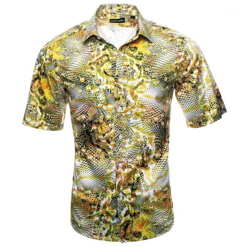 Men' Casual Shirts Luxury Gold Men Short Sleeve Shirt Button Down Printed Pattern Hawaiian Summer Party Beach Streetwear Barry.Wang, Cy-0200
Men' Casual Shirts Luxury Gold Men Short Sleeve Shirt Button Down Printed Pattern Hawaiian Summer Party Beach Streetwear Barry.Wang, Cy-0200