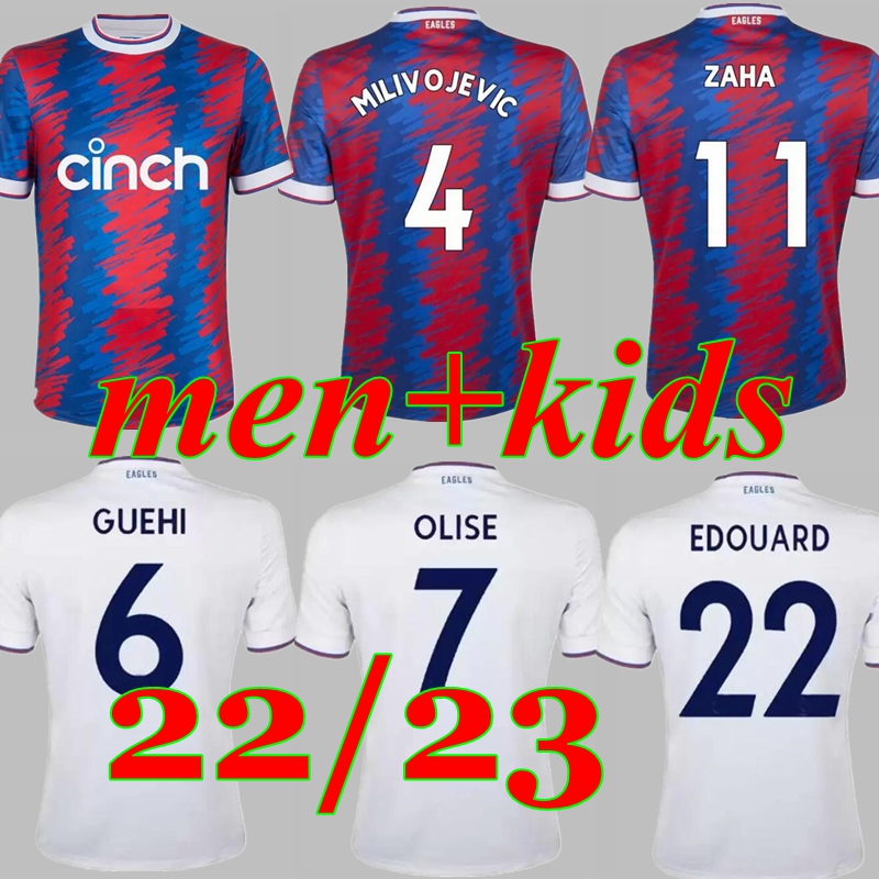 22/23 Palace Soccer Jerseys Zaha MILIVOJEVIC TOWNSEND SAKHO BENTEKE MATETA EZE McARTHUR CPFC 2022 2023 Home Away EAGLES men kids Kits sock Full sets Football Uniform, Red
22/23 Palace Soccer Jerseys Zaha MILIVOJEVIC TOWNSEND SAKHO BENTEKE MATETA EZE McARTHUR CPFC 2022 2023 Home Away EAGLES men kids Kits sock Full sets Football Uniform, Red