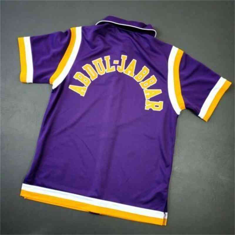 Stitched Jersey Kareem ABDUL JABBAR Jerseys Mitchell Ness Shooting Top Basketball Shirt, Purple
Stitched Jersey Kareem ABDUL JABBAR Jerseys Mitchell Ness Shooting Top Basketball Shirt, Purple