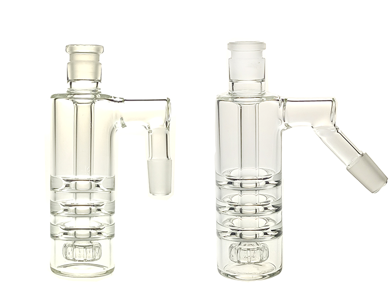 Ash Catcher for Glass Hookah parts and Accessories Ash Catcher 14mm diffuser with Tree perc. 14mm 45° or 90°