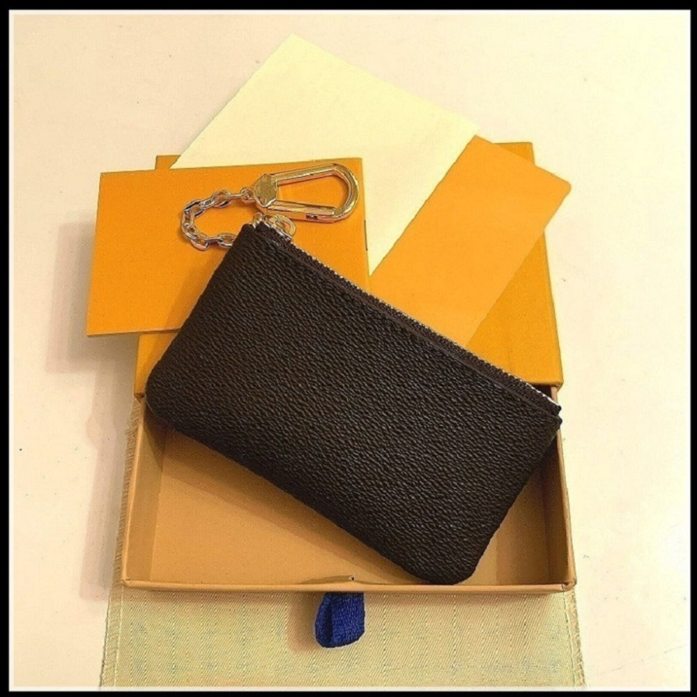 Designers luxurys Purses KEY POUCH POCHETTE CLES Women Mens Key Ring Credit Card Holder Coin Purses Mini Wallet Bag