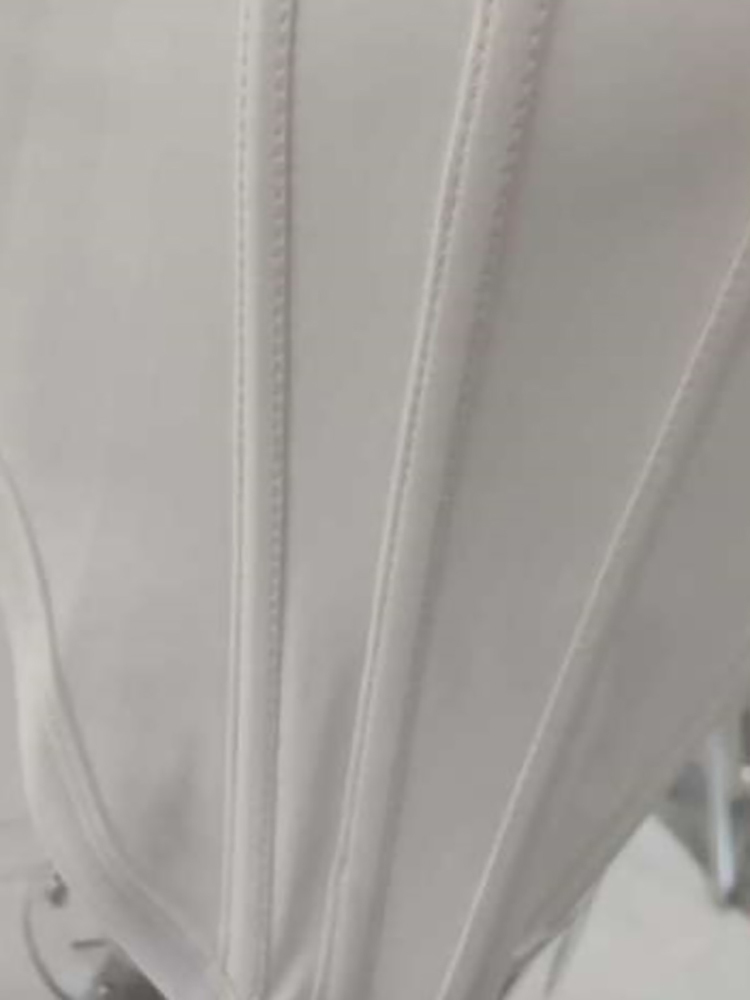 DEAT Women Fashion Slim White Round Neck Sleeveless Patchwork Side Waist Buckle Threaded Vest Summer Autumn 7E1365 220325