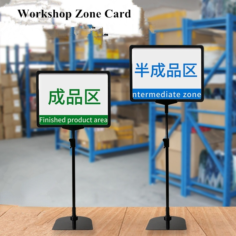 A4 Height Adjustable Aluminum Poster Sign Holder Advertising Display Stand Signage Mall Shopping Guide Billboard Poster Frame