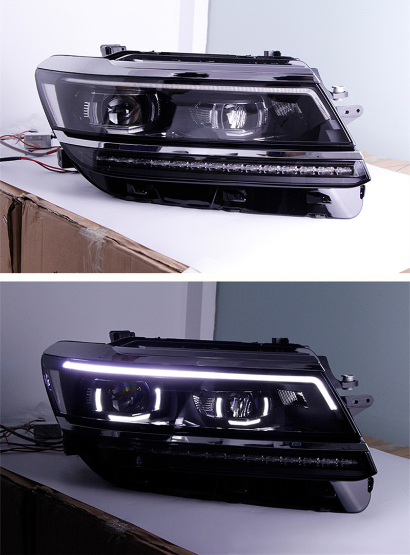 Auto Front Lights For Tiguan LED Headlight 17-21 LED Headlights LHD And RHD Style DRL Dynamic Turn Signal Lamp