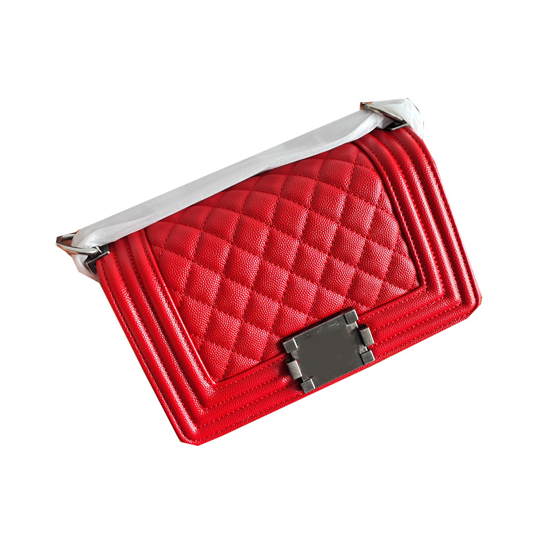Classic Mini Boy Caviar Vintage Bags Calfskin Genuine Leather Quilted Aged Silver Hardware Chain Strap Crossbody Shoulder Womens Designer Ha, Box
Classic Mini Boy Caviar Vintage Bags Calfskin Genuine Leather Quilted Aged Silver Hardware Chain Strap Crossbody Shoulder Womens Designer Ha, Box