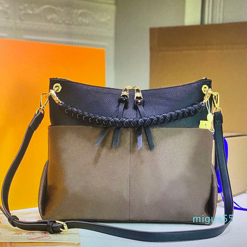 designers shoulder bags luxurys women handbag fashion leather embossed flower totes female, Black/brown flower
designers shoulder bags luxurys women handbag fashion leather embossed flower totes female, Black/brown flower