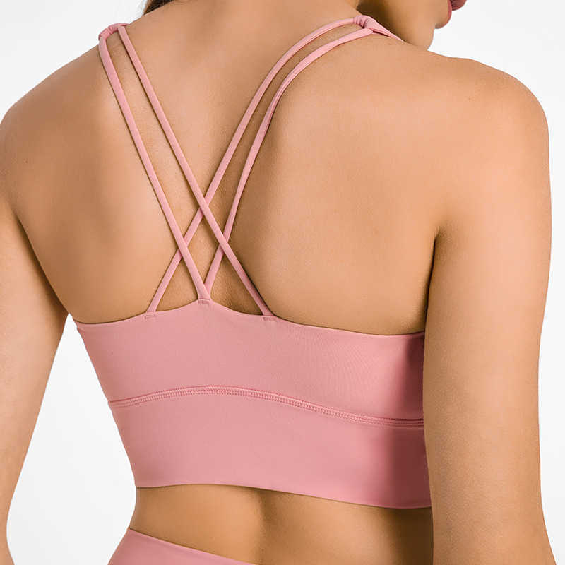 LU-124 Fitness Sports Bra for Women Push Up Wirefree Padded Crisscross Strappy Running Gym Training Workout Yoga Underwear Crop Tops, Black
LU-124 Fitness Sports Bra for Women Push Up Wirefree Padded Crisscross Strappy Running Gym Training Workout Yoga Underwear Crop Tops, Black