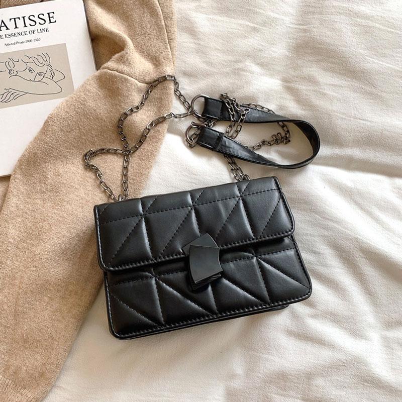 Evening Bags Square Casual Chain Handbags For Women High Quality Pu Leather Female Shoulder Bag Winter Trend Lady Crossbody Simple PurseEven, Black
Evening Bags Square Casual Chain Handbags For Women High Quality Pu Leather Female Shoulder Bag Winter Trend Lady Crossbody Simple PurseEven, Black