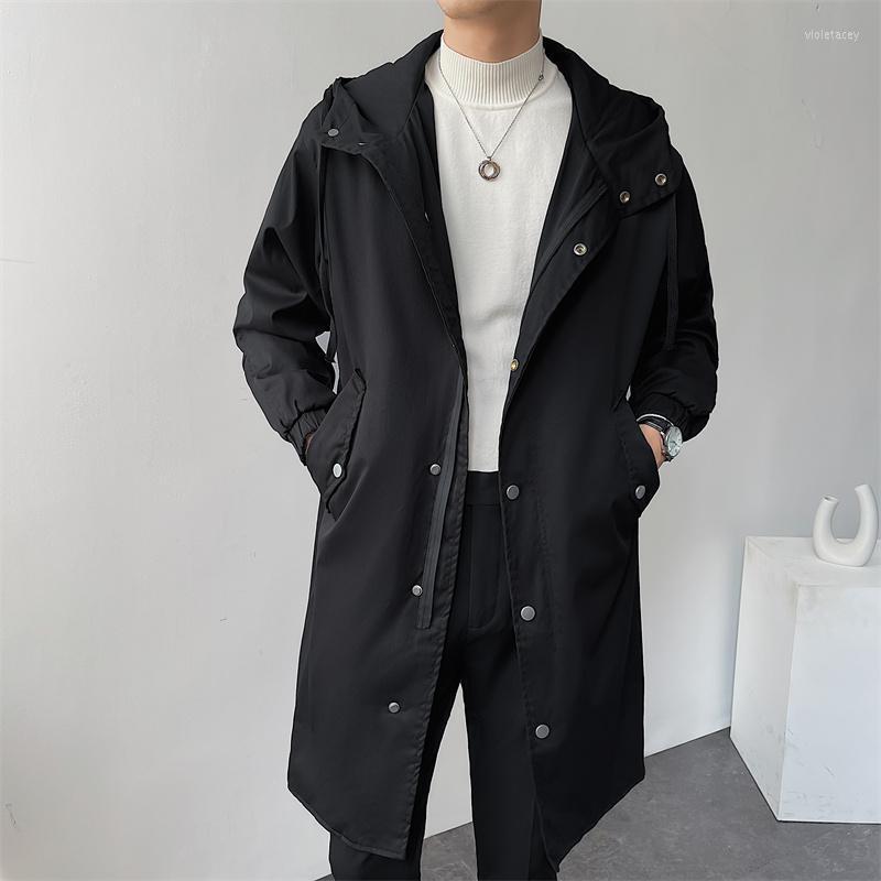 Men's Trench Coats YASUGUOJI 2022 Winter Men Hooded Jackets Casual Pocket Long Windbreaker Male Outwear Overcoat Hip Hop Streetwear Coat Vio, Black
Men's Trench Coats YASUGUOJI 2022 Winter Men Hooded Jackets Casual Pocket Long Windbreaker Male Outwear Overcoat Hip Hop Streetwear Coat Vio, Black