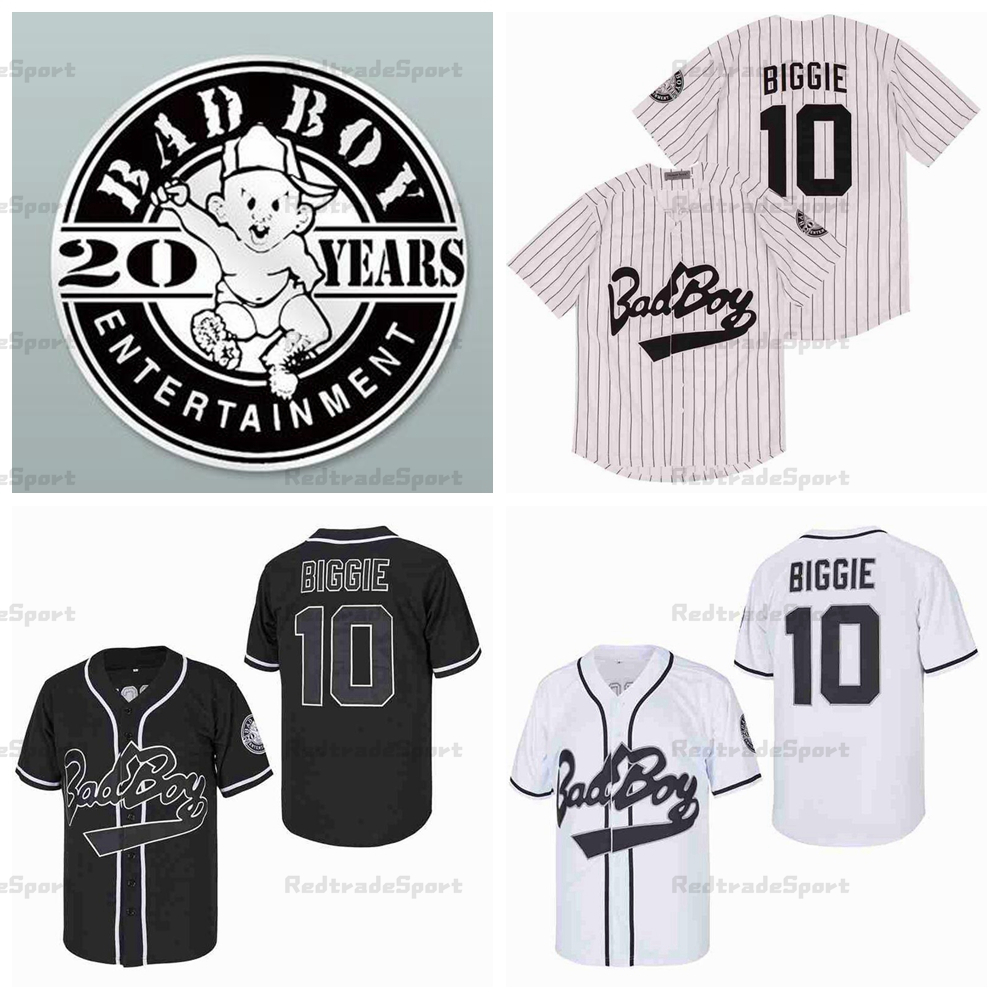 Mens Biggie Smalls 10 Bad Boy Baseball Jerseys Is The illest Black White Jersey Stitched Shirts 20th Patch -XXXL
Mens Biggie Smalls 10 Bad Boy Baseball Jerseys Is The illest Black White Jersey Stitched Shirts 20th Patch -XXXL