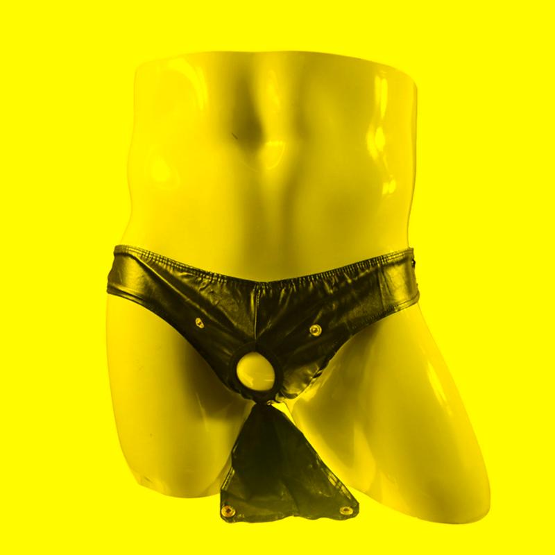 Underpants Removable Crotch Breifs Man Sexy Faxu Leather Underwear Men Button Panties Male Front Openings UnderpantsUnderpants, Black
Underpants Removable Crotch Breifs Man Sexy Faxu Leather Underwear Men Button Panties Male Front Openings UnderpantsUnderpants, Black