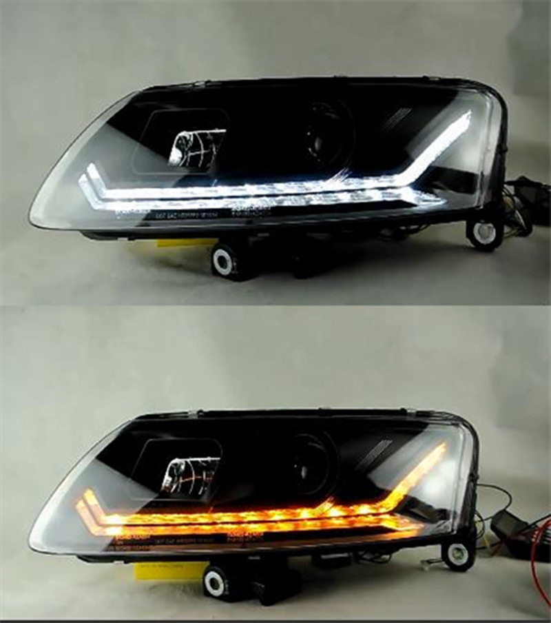 Car Headlamp For Audi A6 LED Headlight Assembly 2005-2012 Headlights A6L Running Light Start-up Head Light