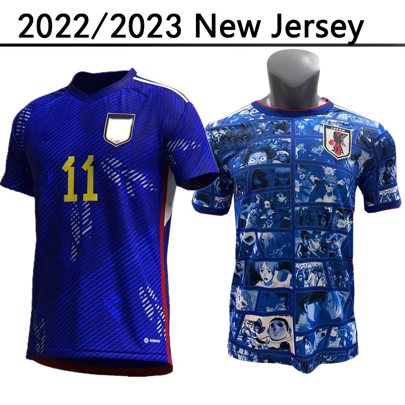 Japan 2022 Home Soccer Jerseys national team Cartoon Captain 100 TH YEARS HONDA TSUBASA SHIBASAKI KAGAWA OKAZAKI Men football shirt
Japan 2022 Home Soccer Jerseys national team Cartoon Captain 100 TH YEARS HONDA TSUBASA SHIBASAKI KAGAWA OKAZAKI Men football shirt
