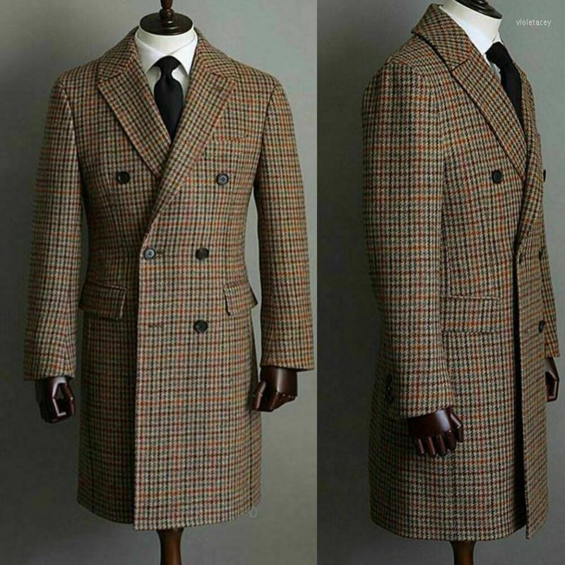 Men's Wool & Blends Winter Men Houndstooth Overcoat Double-breasted Six Button Warm Long Coat Formal Tailored Viol22, Same as pics
Men's Wool & Blends Winter Men Houndstooth Overcoat Double-breasted Six Button Warm Long Coat Formal Tailored Viol22, Same as pics