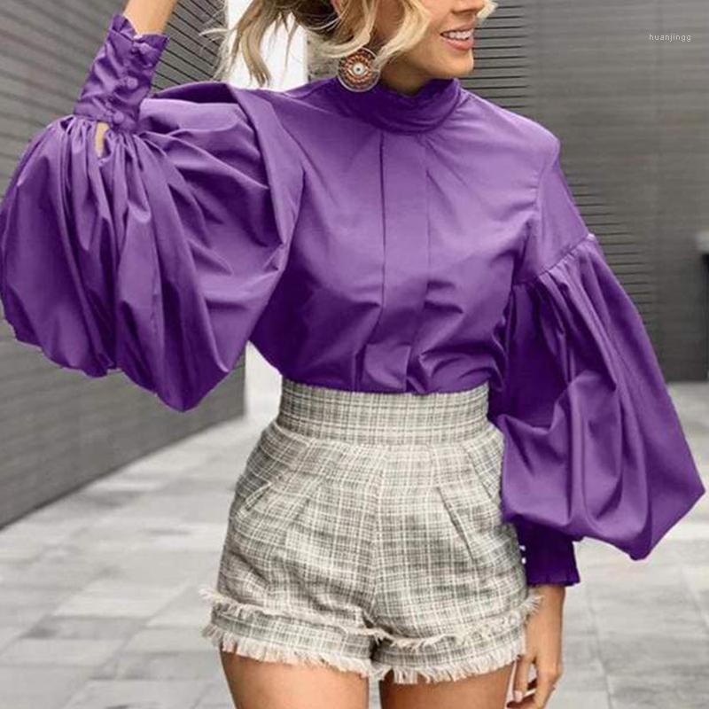 Women' Blouses & Shirts Vintage Tops Blusas Long Lantern Sleeve Elegant Stand Collar Office Lady Autumn Casual Dot Printing Female Shirt, White
Women' Blouses & Shirts Vintage Tops Blusas Long Lantern Sleeve Elegant Stand Collar Office Lady Autumn Casual Dot Printing Female Shirt, White