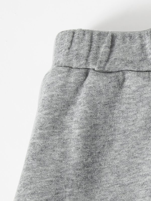 Girls Button Up Tee and Slant Pocket Joggers Set SHE