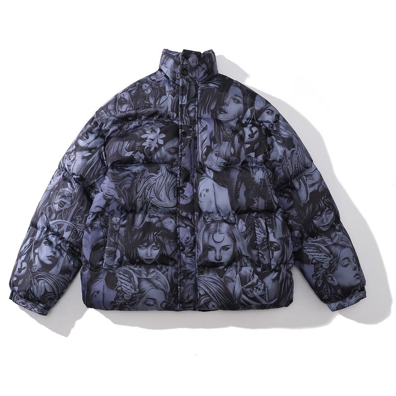 Men's Jackets Sexy Girl Anime Printed Jacket Coat Men Winter Thick Warm Padded Puffer Streetwear Harajuku Retro Oversized Parka Down, Black
Men's Jackets Sexy Girl Anime Printed Jacket Coat Men Winter Thick Warm Padded Puffer Streetwear Harajuku Retro Oversized Parka Down, Black