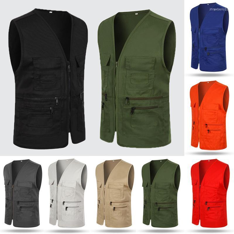 Men's Vests Multi Pocket Waistcoat Men Outdoor Shooting Fishing Hiking Vest Jacket Coats Work Clothing Spring Casual Tops Plus Size Stra22, Black
Men's Vests Multi Pocket Waistcoat Men Outdoor Shooting Fishing Hiking Vest Jacket Coats Work Clothing Spring Casual Tops Plus Size Stra22, Black