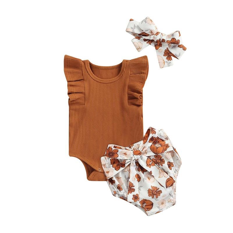 Clothing Sets 2 Colors 0-24M Lovely Baby Girls Summer Clothes 3pcs Ruffles Sleeveless Solid Romper Floral Printed Bow ShortsClothing, Purple
Clothing Sets 2 Colors 0-24M Lovely Baby Girls Summer Clothes 3pcs Ruffles Sleeveless Solid Romper Floral Printed Bow ShortsClothing, Purple