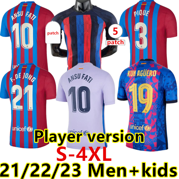S-4XL 21 22 23 soccer jersey Camisetas de football MEMPHIS PEDRI ADAMA AUBA fans Player FERRAN ANSU FATI GAVI F. DE JONG DEST kit shirt men kids sets BARCELONA BARCA, 21/22 away
S-4XL 21 22 23 soccer jersey Camisetas de football MEMPHIS PEDRI ADAMA AUBA fans Player FERRAN ANSU FATI GAVI F. DE JONG DEST kit shirt men kids sets BARCELONA BARCA, 21/22 away