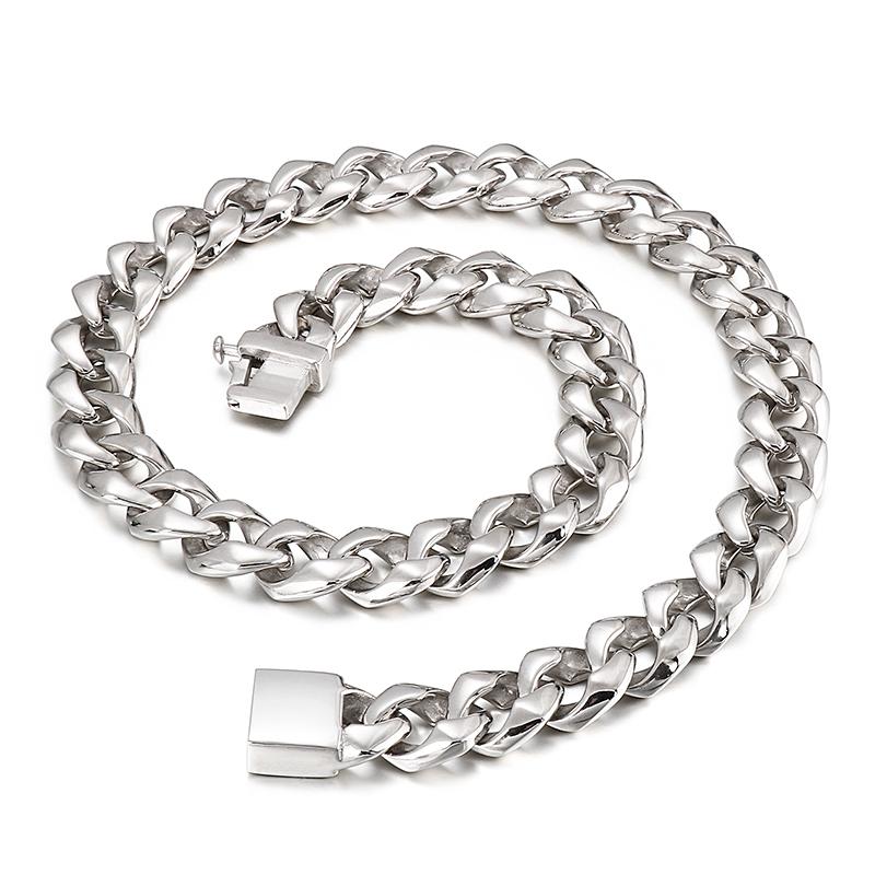Pendant Necklaces 222g Heavyweight 16mm 24 Inches Stainless Steel Silver Cuban Chain Necklace For Mens Boys Cool Hip-hop Jewelry GiftsPendan
Pendant Necklaces 222g Heavyweight 16mm 24 Inches Stainless Steel Silver Cuban Chain Necklace For Mens Boys Cool Hip-hop Jewelry GiftsPendan