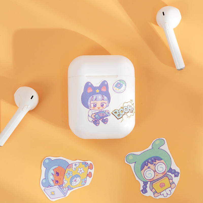 50 Sheets Cute Girl Set DIY Decoration Kawaii Hand Account Notebook Cup Pattern Stickers Stationery 220707