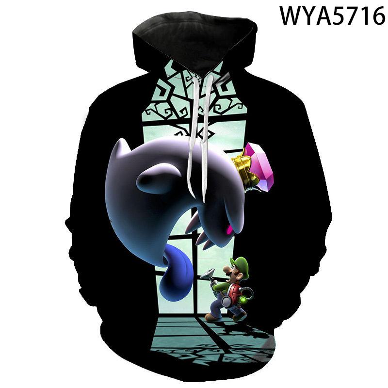 Men's Hoodies & Sweatshirts 2022 Men Women Children Cool Luigis Mansion 3D Printed Streetwear Boy Girl Kids Pullover Fashion Jacket, Wya5707 
Men's Hoodies & Sweatshirts 2022 Men Women Children Cool Luigis Mansion 3D Printed Streetwear Boy Girl Kids Pullover Fashion Jacket, Wya5707