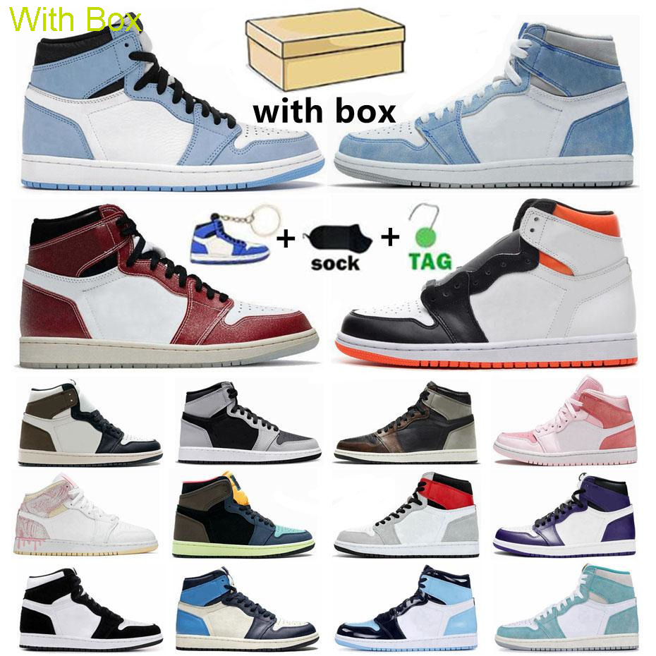 free box(8 days get shoes) Mens Jumpman 1 high OG basketball shoes 1s University Blue electro orange dark mocha bred shadow UNC twist men w, 27
free box(8 days get shoes) Mens Jumpman 1 high OG basketball shoes 1s University Blue electro orange dark mocha bred shadow UNC twist men w, 27