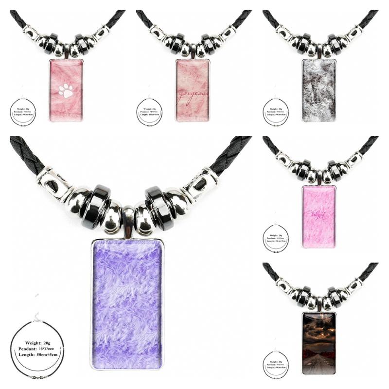 Pendant Necklaces Purple Pink Blue Fur Texture Pint For Women Christmas Gift Fashion Necklace Handmade Rectangle Shape Choker Black Hematite
Pendant Necklaces Purple Pink Blue Fur Texture Pint For Women Christmas Gift Fashion Necklace Handmade Rectangle Shape Choker Black Hematite