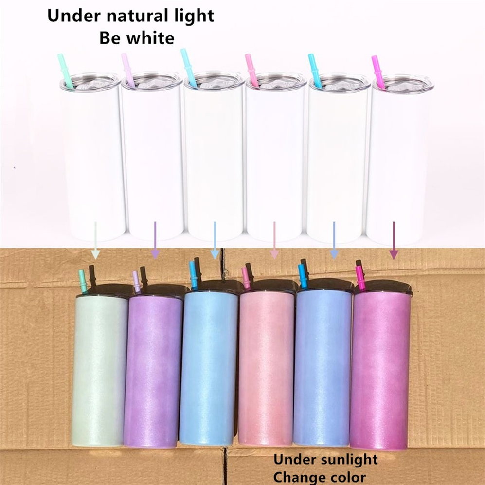 Sublimation 20oz Straight Mug 600ml Slim Tumbler Chameleon Color Changeable Water bottle Wine Glass DIY Free PP Straw sxjun6, Mixed colors
Sublimation 20oz Straight Mug 600ml Slim Tumbler Chameleon Color Changeable Water bottle Wine Glass DIY Free PP Straw sxjun6, Mixed colors
