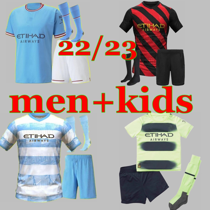 22 23 HAALAND ALVAREZ soccer jerseys 2022 2023 GREALISH FODEN STERLING MANs cities football shirt DE BRUYNE GESUS BERNARDO MAHREZ RODRIGO men kids kits, Black
22 23 HAALAND ALVAREZ soccer jerseys 2022 2023 GREALISH FODEN STERLING MANs cities football shirt DE BRUYNE GESUS BERNARDO MAHREZ RODRIGO men kids kits, Black