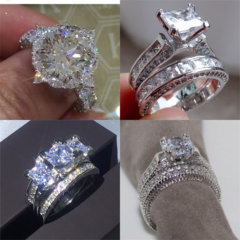Bridal Elegant Wedding Rings Set for Women Engagement Fashion Jewelry With Full Shiny Cubic Zircon Female Ring 291 D3
Bridal Elegant Wedding Rings Set for Women Engagement Fashion Jewelry With Full Shiny Cubic Zircon Female Ring 291 D3