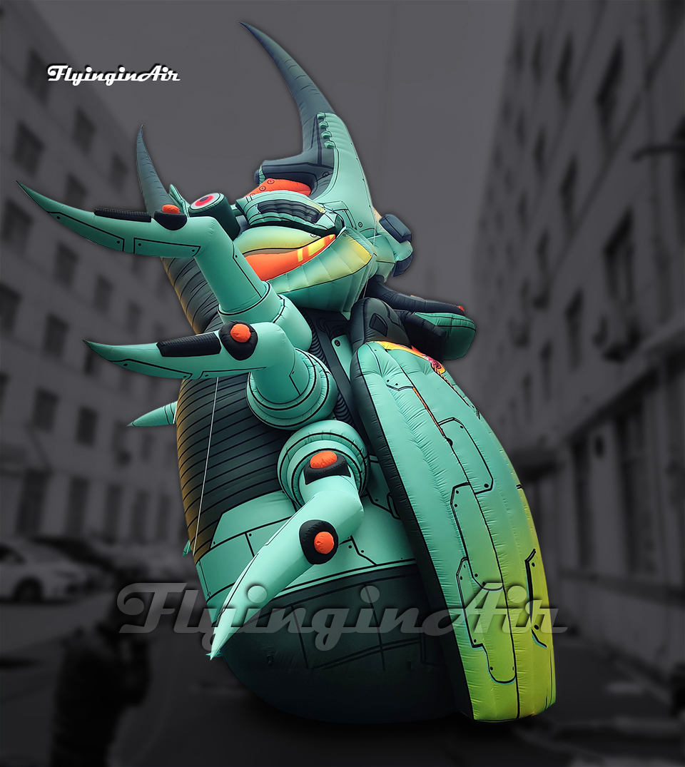 Large Inflatable Mechanical Beetle Concert Background Animal Mascot Blow Up Insect Model For Park Decoration