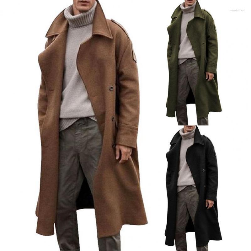 Men's Trench Coats Men Long Trendy Simple Retro Style Polyester Winter Coat Kend22, Grey
Men's Trench Coats Men Long Trendy Simple Retro Style Polyester Winter Coat Kend22, Grey