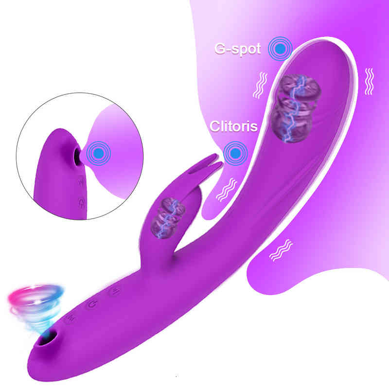 Massager Vibrator Sexy Toys 3 in 1 g Spot Rabbit for Women Clitoris Sucker Dildo Sucking Female Vacuum Stimulator Sex Adults 18