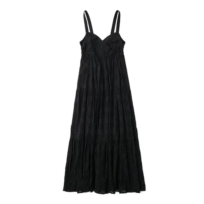 Women's Blouses & Shirts Clothland Women Sexy Embroidery Strap Vestido Hollow Out V Neck Sleeveless Backless Vintage Chic Black Vestidos WA9, As picture
Women's Blouses & Shirts Clothland Women Sexy Embroidery Strap Vestido Hollow Out V Neck Sleeveless Backless Vintage Chic Black Vestidos WA9, As picture