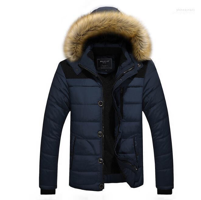 Men's Down & Parkas Europe And America Autumn Winter Stitching Fur Collar Cotton-padded Jacket Phin22, Black
Men's Down & Parkas Europe And America Autumn Winter Stitching Fur Collar Cotton-padded Jacket Phin22, Black
