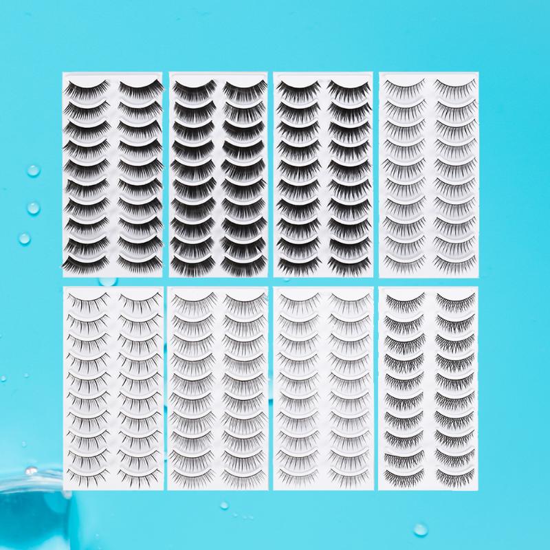 False Eyelashes Pairs Set Natural Professional Fake Pack Long Makeup 8 StylesFalse
False Eyelashes Pairs Set Natural Professional Fake Pack Long Makeup 8 StylesFalse