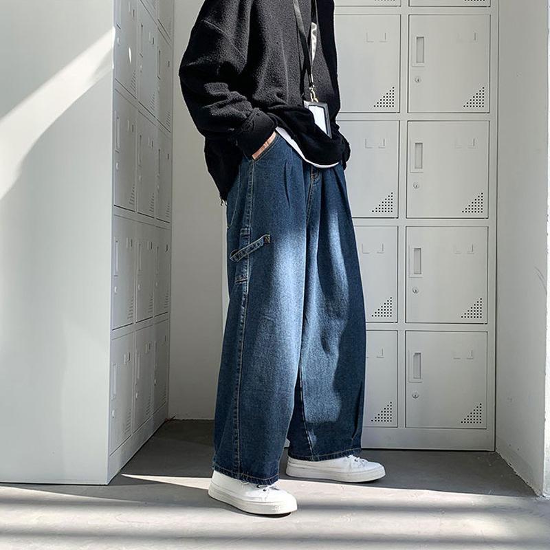 Men' Jeans Jeans, Loose Casual Wide Leg Pants, Korean Street Hip Hop, Autumn 2022, Blue
Men' Jeans Jeans, Loose Casual Wide Leg Pants, Korean Street Hip Hop, Autumn 2022, Blue