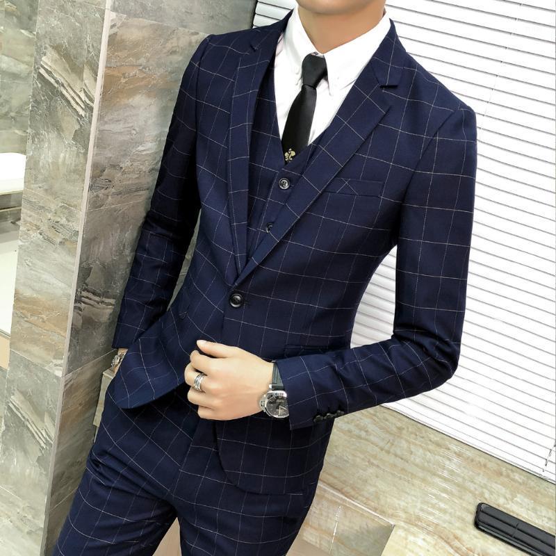 Men' Suits & Blazers 2022 Classic Navy Blue Men Blazer Fashion Winnter Slim Fit Plaid Dress Jacket One Button Host Gentlemen Suit Coat, Photo color
Men' Suits & Blazers 2022 Classic Navy Blue Men Blazer Fashion Winnter Slim Fit Plaid Dress Jacket One Button Host Gentlemen Suit Coat, Photo color